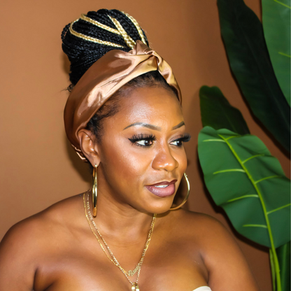 Satin Headband | Gold