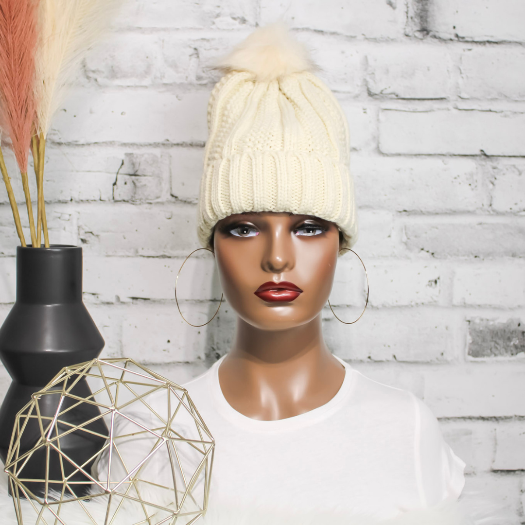 Satin Lined Hat | Beige