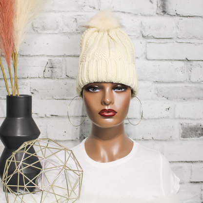 Satin Lined Hat | Beige
