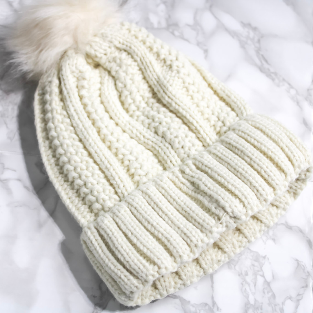 Satin Lined Hat | Beige