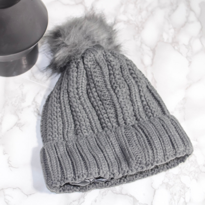 Satin Lined Hat | Dark Grey