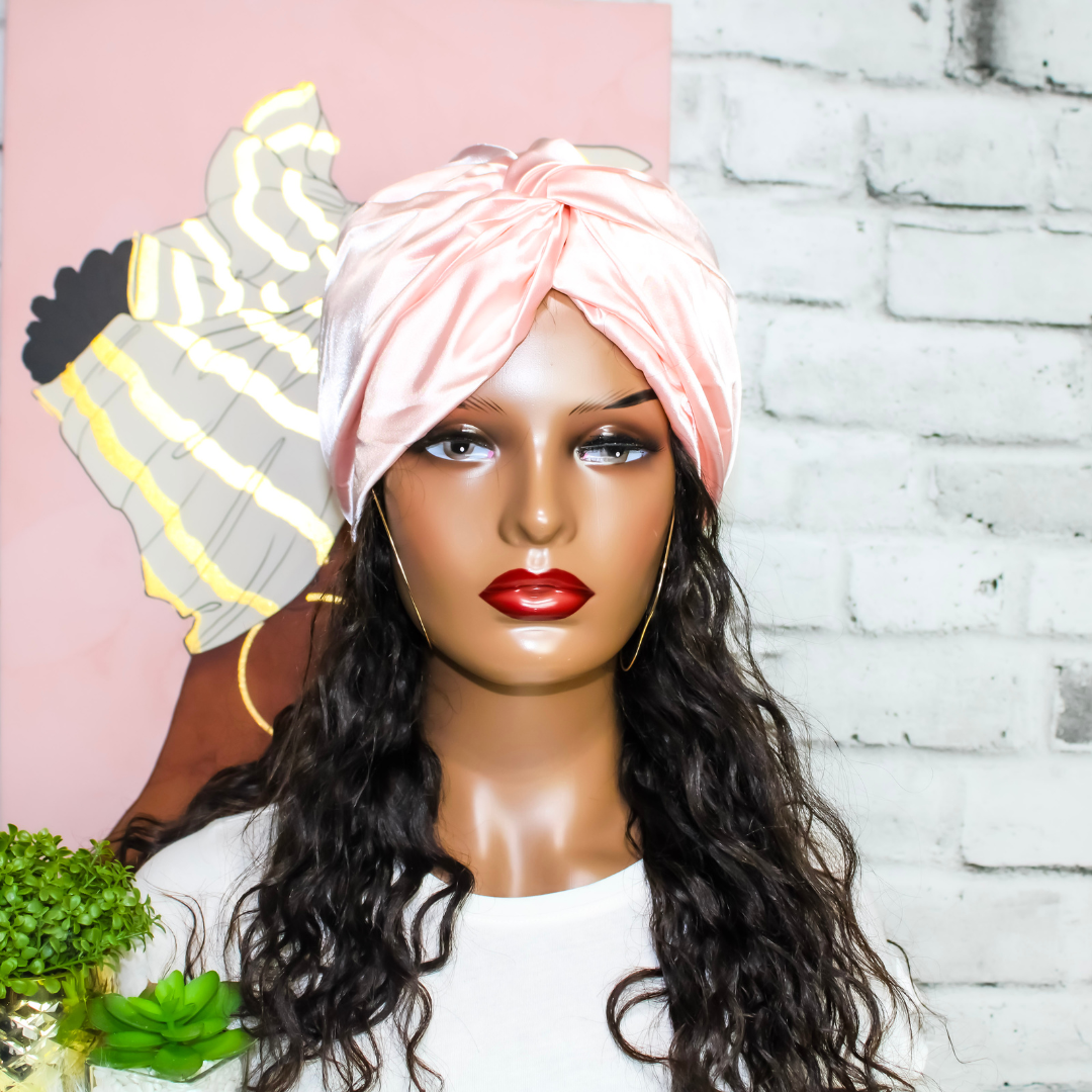 Satin Turban with Knot | Dionne