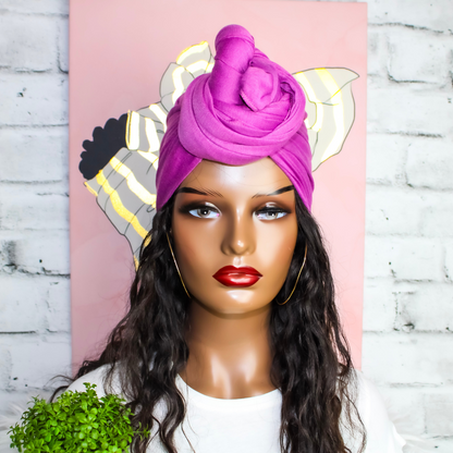 Stretchy Jersey Head Wrap | Blossom