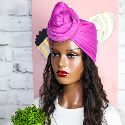 Stretchy Jersey Head Wrap | Blossom