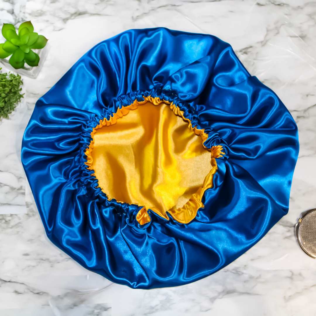 Caribbean Empress Double Layer Satin Hair Bonnet - RHE