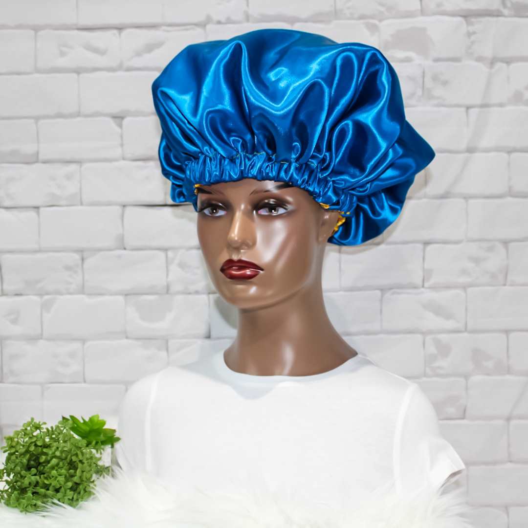 Caribbean Empress Double Layer Satin Hair Bonnet - RHE