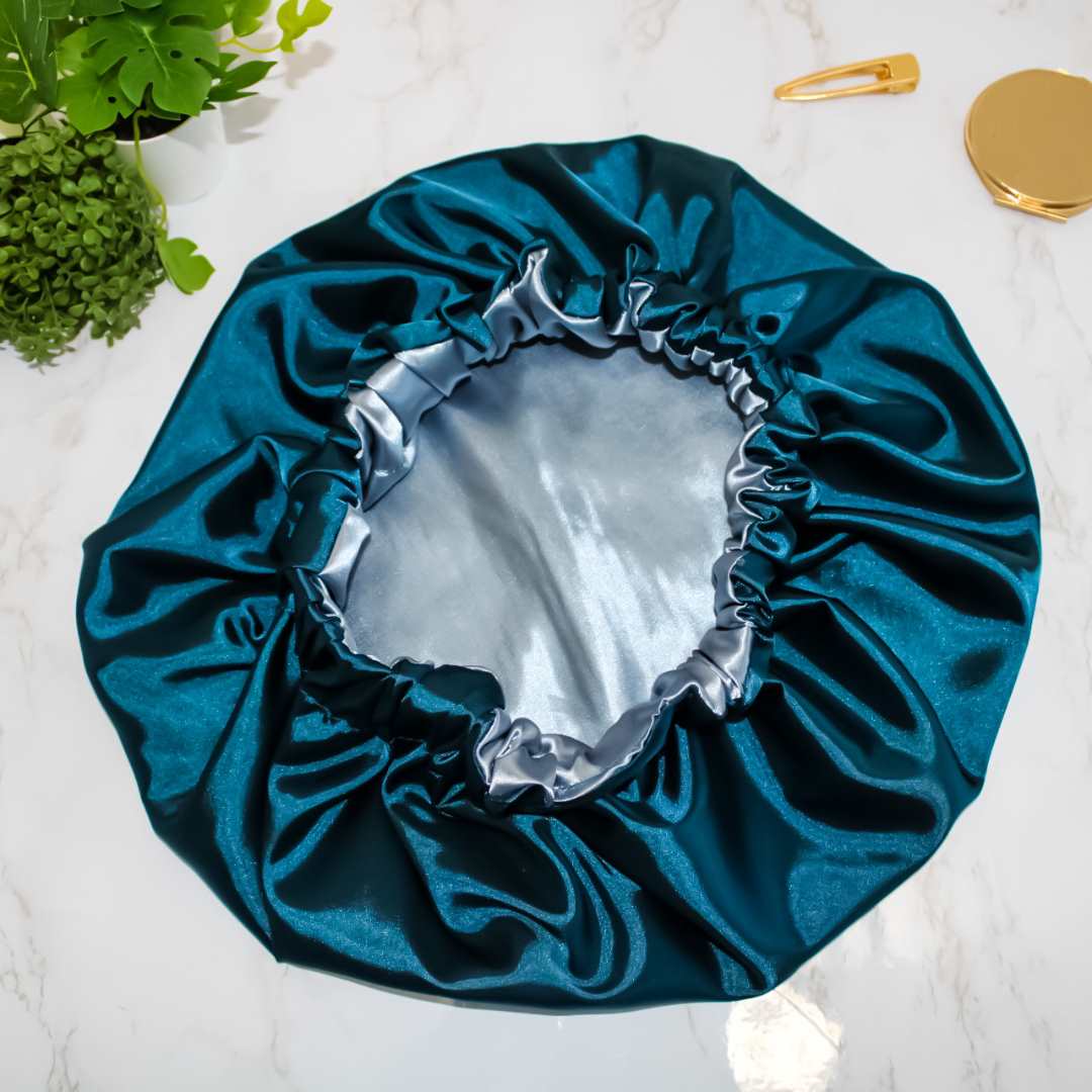 Danni Two-Toned Satin Hair Bonnet - RHE