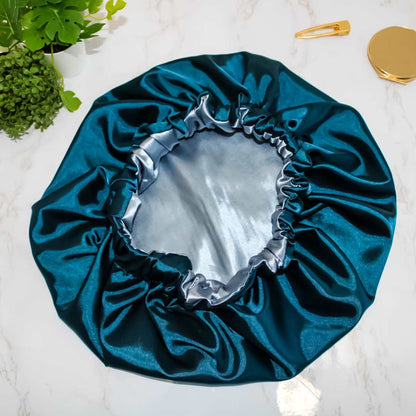 Danni Two-Toned Satin Hair Bonnet - RHE