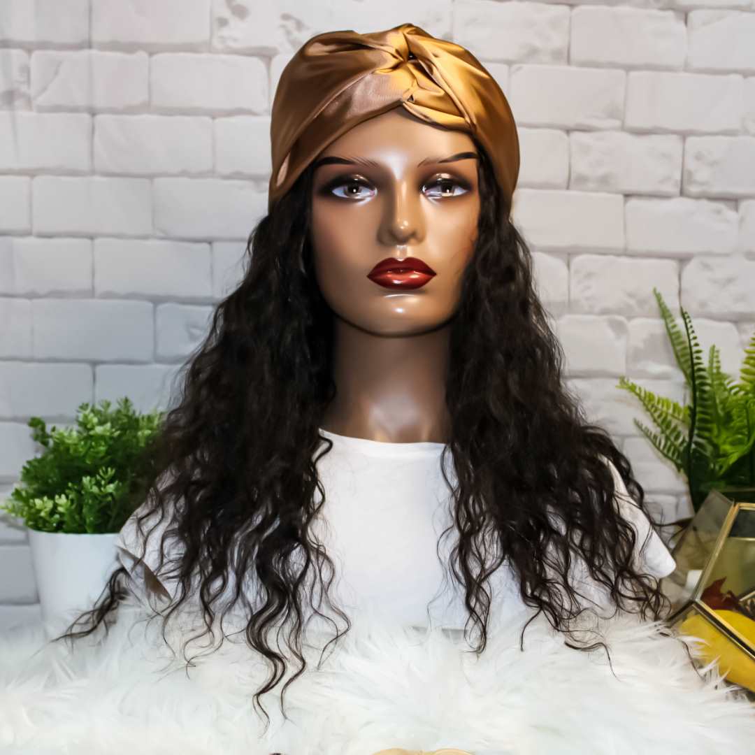 Gold Satin Headband - RHE