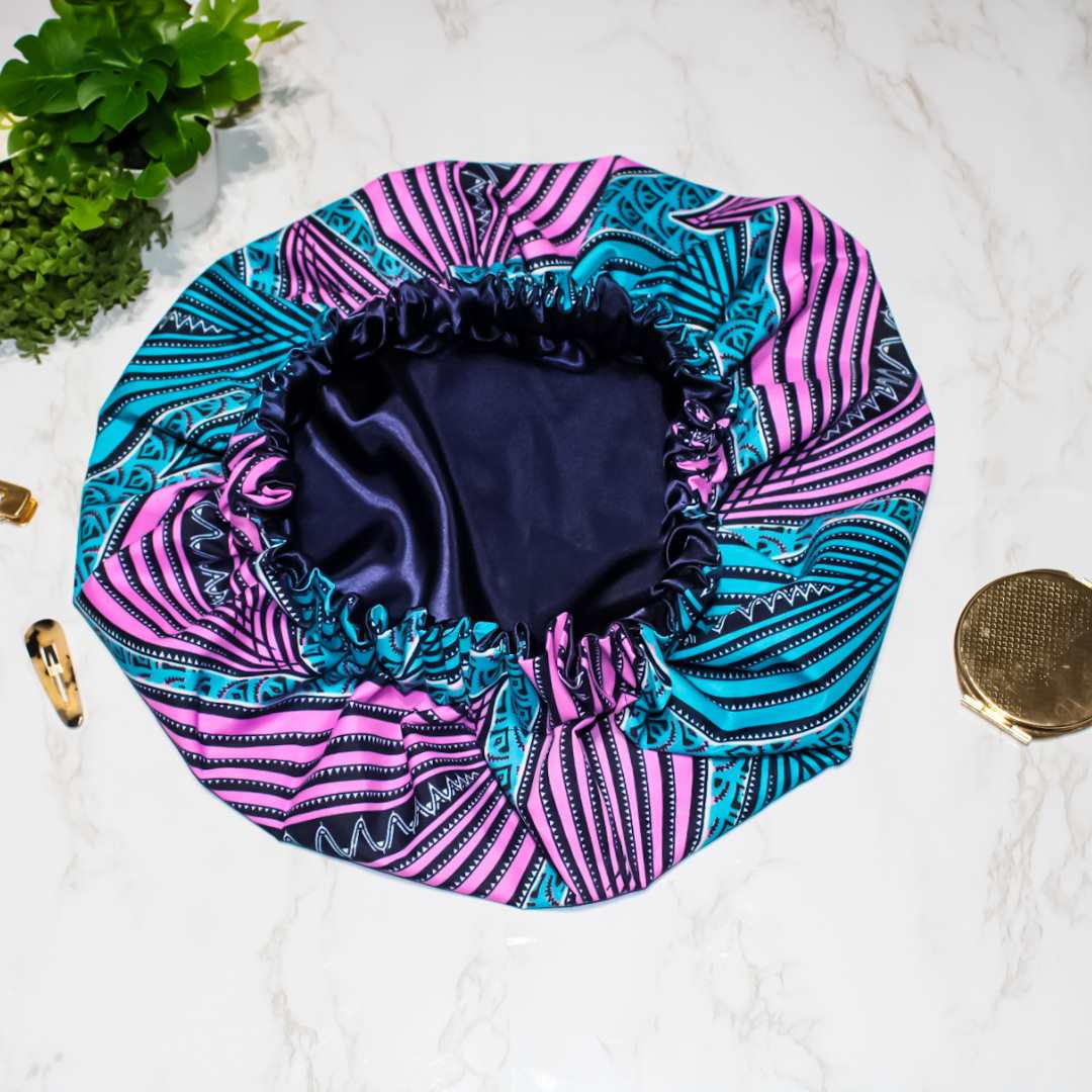Malacka African Print Hair Bonnet - RHE