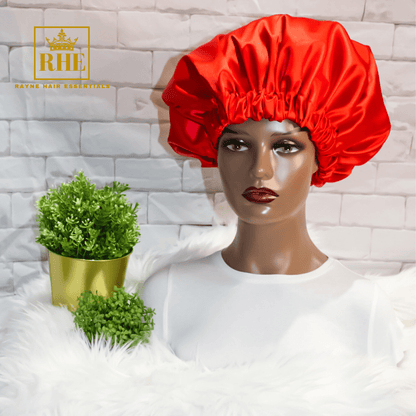 Orange Babe - Double Layered Satin Lined Hair Bonnet - RHE