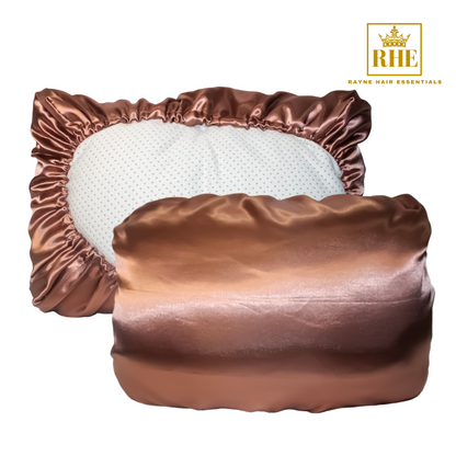 Reversible Satin Bonnet Pillowcase - Rose Gold - RHE